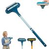 Window Screen Cleaner, 2026 Upgraded 2 in 1 mesh Cleaner Brush, Multi-Purpose Cleaning Brush Set, Double-Sided net Screen Cleaner Tool, for Patio Door Porch Screens (Blue) view 1