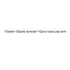 10 Sets Eyeglasses Rimless Temple With Nose Pad Arm Glasses Repair Accessories(Multi Color 10sets) view 2