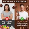 Genius Gourmet Keto Bars PB Chocolate 1.09 oz Each Protein Bars for Keto Snacks Low Carb Snack Pack of 6 view 2