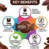 Genius Gourmet Keto Bars PB Chocolate 1.09 oz Each Protein Bars for Keto Snacks Low Carb Snack Pack of 6 view 3