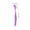 PERSELOSO 5pcs Denture Cleaning Brush: Double-Sided Toothbrush for Fake Teeth - Partial False Teeth Cleaning Brush - Portable Denture Toothbrush view 2