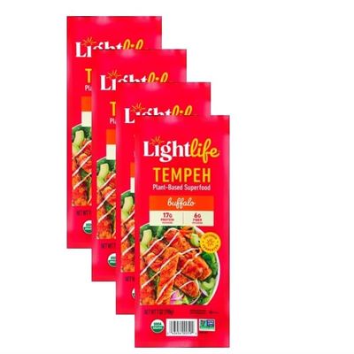 Organic Tempeh Buffalo Strips - 4-Pack (7 oz each)