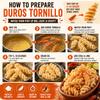 Duros Twists 1 lb, Duritos Mexican Wheat Twists, Chicharrones de Harina, Wheat Twists for Frying, Fritura de Tornillo, Mexican Snacks, Duros Pasta by New to Town view 4