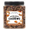 Butter Toffee Cashews, 37 oz Jumbo Jar Sweet & Crunchy Gourmet Cashew Snack Buttery Toffee Coated Roasted Nuts Resealable Bulk Snack for Sharing, Parties & Everyday Snacking
