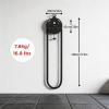 HalksuyNa Rope Pull Exercise Machine, 14FT Closed-Loop Nylon Rope, Hanging Pulley System with Adjustable Resistance for Full Body Cardio & Strength Training view 2
