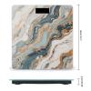 Abstract Marble Patterns Digital Scale for Body Weight - Accurate Digital Bathroom Scale with High-Precision Sensors, Large Easy-to-Read Backlit Display, 400 Lb Capacity, Safe Rounded Corners view 2