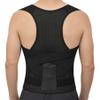 QFE Back Brace Posture Corrector for Women and Men Adjustable Shoulder Straightener Helps Reduce Upper Lower Back Pain Relief Support Hump Scoliosis Hunchback Slouching Kyphosis Traction Correction Syste Black XX-Large view 1