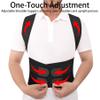 QFE Back Brace Posture Corrector for Women and Men Adjustable Shoulder Straightener Helps Reduce Upper Lower Back Pain Relief Support Hump Scoliosis Hunchback Slouching Kyphosis Traction Correction Syste Black XX-Large view 3