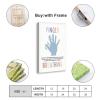 5 Finger Tracking Breathing Exercises, Hand Breathing Grounding Techniques, Mindfulness Anxiety Coping Techniques, Calm Corner Canvas Poster Wall Art Prints Room Aesthetic Murals Bedroom And Living D view 2