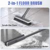 HOMSIER 2 in 1 Floor Scrub Brush: Deck Brush with Squeegee view 2