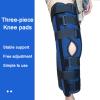 EliteBloom Three-Piece Knee Brace Belt, Adult's Knee Joint Fixation Belt, Adjustable Knee Brace Support for Men Women, Knee Joint Strain and Sprain Fixation Belt, Left Or Right Leg, view 2