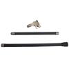 Silver Resin Wolf Head White Walking Cane Fashion Decorative Steel Stick Gentleman Elegant Cosplay Cane Knob Crosier, Non-Slip Tip, 37.2inch view 4
