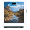 Zion National Park Digital Scale for Body Weight - Accurate Digital Bathroom Scale with High-Precision Sensors, Large Easy-to-Read Backlit Display, 400 Lb Capacity, Safe Rounded Corners view 2
