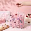 Culudea Clear Gifts Bags with Handles Set of 24 PVC 8x8x3.15 In, Y2K Disco view 4