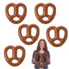 Sratte 6 Pcs 15 Inch Inflatable Oktoberfest Pretzel Decorations Beer Festival Party Outdoor Decor for Oktoberfest Celebration Pretzels Day Beer Drinker Bar Events Birthday Decor view 1