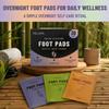 TOLEVITA Pads - 30 Foot Pads per Pack with Wood Vinegar, Bamboo Vinegar, Tourmaline & Natural Extracts - 3 Aromas: Green Tea, Ginger & Lavender - Relaxation, Circulation & Daily Wellness view 4