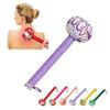Massage Hammer, Lymphatic Detox Massage Stick, Handmade Mugwort Massage Hammer, Suitable for Relieving Pain in the Neck, Legs, Calves, Lower Back, and Back Purple view 1