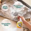 Degreaser Cleaner Heavy Duty Spray: Foaming Kitchen Cleaner Spray Cuts Through Baked-On Grease on Ovens Stove Tops Grills - Clean Up Kitchen Oil Stains Spray for Multi-Surface Cookware & Countertop view 4