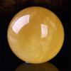 Yellow Calcite Quartz Crystal Sphere,Large Ball with Stand, Stone Decorative Orb Sculpture Figurine for Home Decor Gift,18cm view 4