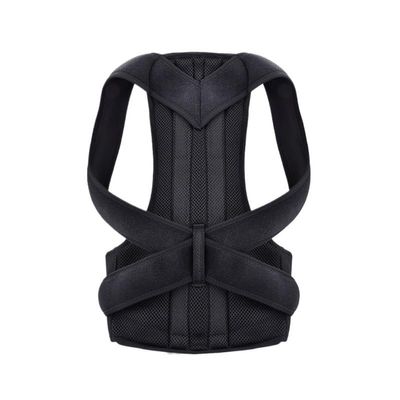 NRFJFOP Back Correction Straps Male Female Black Cross Woven