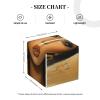 Digital Portrait of Ancient Queen Leather Tissue Box Cover for Home Coffee Table Car Decorative view 4