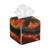 Dragon Engulfed in Fiery, Swirling Flames Leather Tissue Box Cover for Home Coffee Table Car Decorative view 1