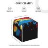 Vibrant Splattered Skateboard On Black Leather Tissue Box Cover for Home Coffee Table Car Decorative view 4