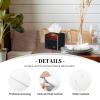 Mysterious Black Cat in Front of House Leather Tissue Box Cover for Home Coffee Table Car Decorative view 3