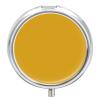 Round Pill Box Natural Yellow Pill Case 3 Compartment Medicine Pill Organizer for Purse & Pocket Portable Travel Pillbox Medicine Vitamin Cod Liver Oil Storage Box Organizer view 1