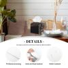 Black and Grey Tattoo Portrait Queen Leather Tissue Box Cover for Home Coffee Table Car Decorative view 3