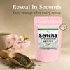Sakura Green Tea Loose Leaf Japanese Sencha with Cherry Blossom Leaves Floral Green Tea from Japan No Artificial Flavoring Hot or Cold Brew view 3
