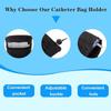 KZZAAO Catheter Leg Bag Holder, Fabric Catheter Sleeves Urine Leg Bag Holder - Adjustable Urinary Drainage Bag Stay in Place Urine Bags,M view 3