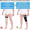 KZZAAO Catheter Leg Bag Holder, Fabric Catheter Sleeves Urine Leg Bag Holder - Adjustable Urinary Drainage Bag Stay in Place Urine Bags,M view 4
