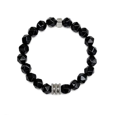 TimelessGrace Black Tourmaline Bracelet for Women Tourmaline Stone Bracelets Protection Jewelry for Men & Women Healing Crystal Bracelet with Natural Stones