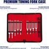 Solfeggio Tuning Fork Set 9PCS 174hz to 983hz Omnivos for Emotional and Spriritual Heath Sound Healing Tuning Fork Kit view 4