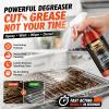 MKOXPO Oven & Grill Cleaner Spray, Heavy Duty Degreaser for Stove, BBQ & Kitchen Surfaces, Fast Acting Grease Remover, Non-Streak Formula for Oven, Grill Grates, Stovetop & Countertops (3pcs) view 2