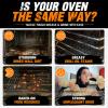 MKOXPO Oven & Grill Cleaner Spray, Heavy Duty Degreaser for Stove, BBQ & Kitchen Surfaces, Fast Acting Grease Remover, Non-Streak Formula for Oven, Grill Grates, Stovetop & Countertops (3pcs) view 3