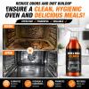 MKOXPO Oven & Grill Cleaner Spray, Heavy Duty Degreaser for Stove, BBQ & Kitchen Surfaces, Fast Acting Grease Remover, Non-Streak Formula for Oven, Grill Grates, Stovetop & Countertops (3pcs) view 4
