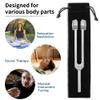 Orelvique 128 Hz Tuning Forks for Healing Diapasones Terapeutico,6 Packs view 2