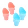 Haofy 4pcs Ice Cream Cone Holder Scooper Reusable Mini Ice Cream Cones Stand Upright for Scooping Frozen Yogurt Sorbet with No Food Safe PP Dishwasher Safe view 2
