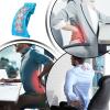 Back Stretcher - 4-Level Adjustable Bck Stretcher Device | Yoga Back tcher and Spine Alignment Correction Tool | Traction Massager with Nodes for Home Orthopedic Tissue and Nerve Relaxation view 4