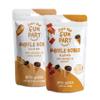 Just The Fun Part, Bite-Size Crispy Mini Waffle Cones, Filled with Premium Belgian Chocolate, Great for Snacks - Kosher, Caramel + Cookie Butter view 1