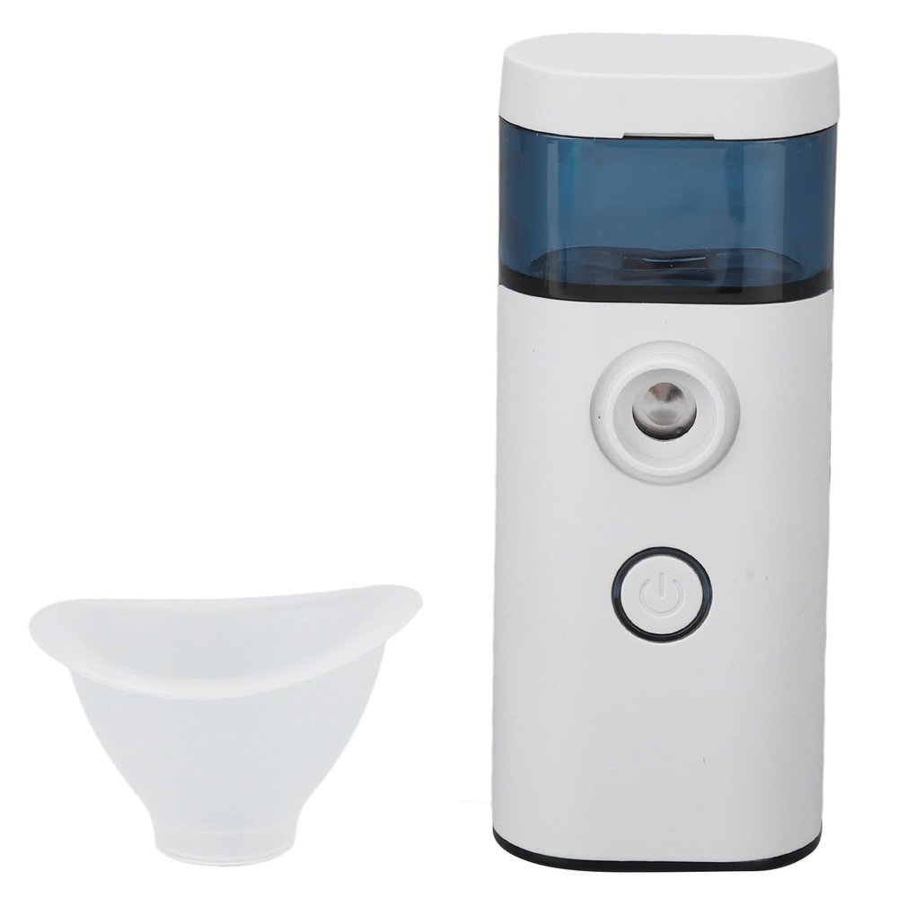 Aumotop Portable Rechargeable Eye Moisturizing Atomization Sprayer for Dry Eyes & Fatigue, TPU Eye Cup for Adults & Kids, White Facial Hygienic Care