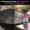 Fast-acting Heavy-duty Grill Degreaser Spray, 2 Set X 120ml Bbq Cleaner Degreaser, All Purpose Barbecue Cleaner With Towel & Sponge, For Oven, Stove Top, Drip Pans, Pot, Grate, Outdoor Grills view 4