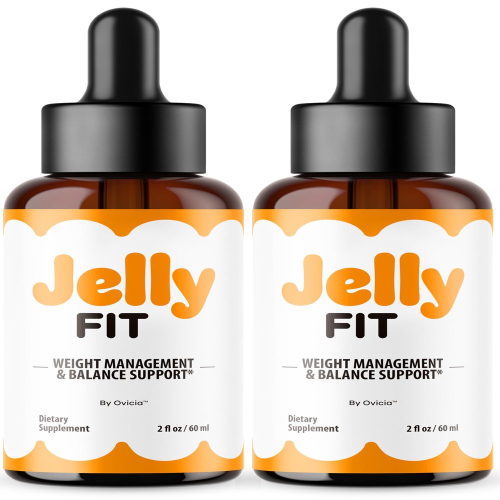 (2 Pack) Jelly Fit Drops - Official JellyFit Oral Liquid Drops Advanced Premium Formula Maximum Strength, All Natural Ingredients Vitamins for Overall Health & Wellness Reviews, 2 Bottles for 2 Months