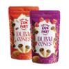 Just The Fun Part, Bite-Size Crispy Mini Waffle Cones, Filled with Premium Belgian Chocolate, Great for Snacks - Kosher, Dubai-Style Strawberry + Peanut view 1