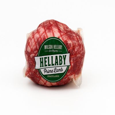 Hellaby New Zealand Lamb Shoulder Boneless Rolled Netted Shank Off Raw Frozen, Premium Lamb Roast Cut, 8 Packs of 3.75 Pound Each, 30 Pound Case for Slow Cooking and Roasting