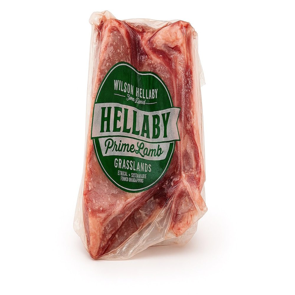 Hellaby New Zealand Lamb Foreshank Raw Frozen, Bone In Lamb Shank for Braising and Slow Cooking, Average 3 Pieces Per Pack, 10 Packs of 2.4 Pound Each, 24 Pound Case