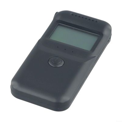 Digital Breathalyzer with LCD Display and Beep Alarm, Portable Semiconductor Sensor Tester for Police-Grade Accuracy, Includes Replaceable Mouthpieces(A)