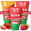 Mouthology Hydroxyapatite Kids Toothpaste (3pk, Fluoride Free) with Xylitol, Non Toxic Fluoride Free Toothpaste for Kids, All Ages (1-3), (3-6) & (6-12) Strawberry, 4oz view 1